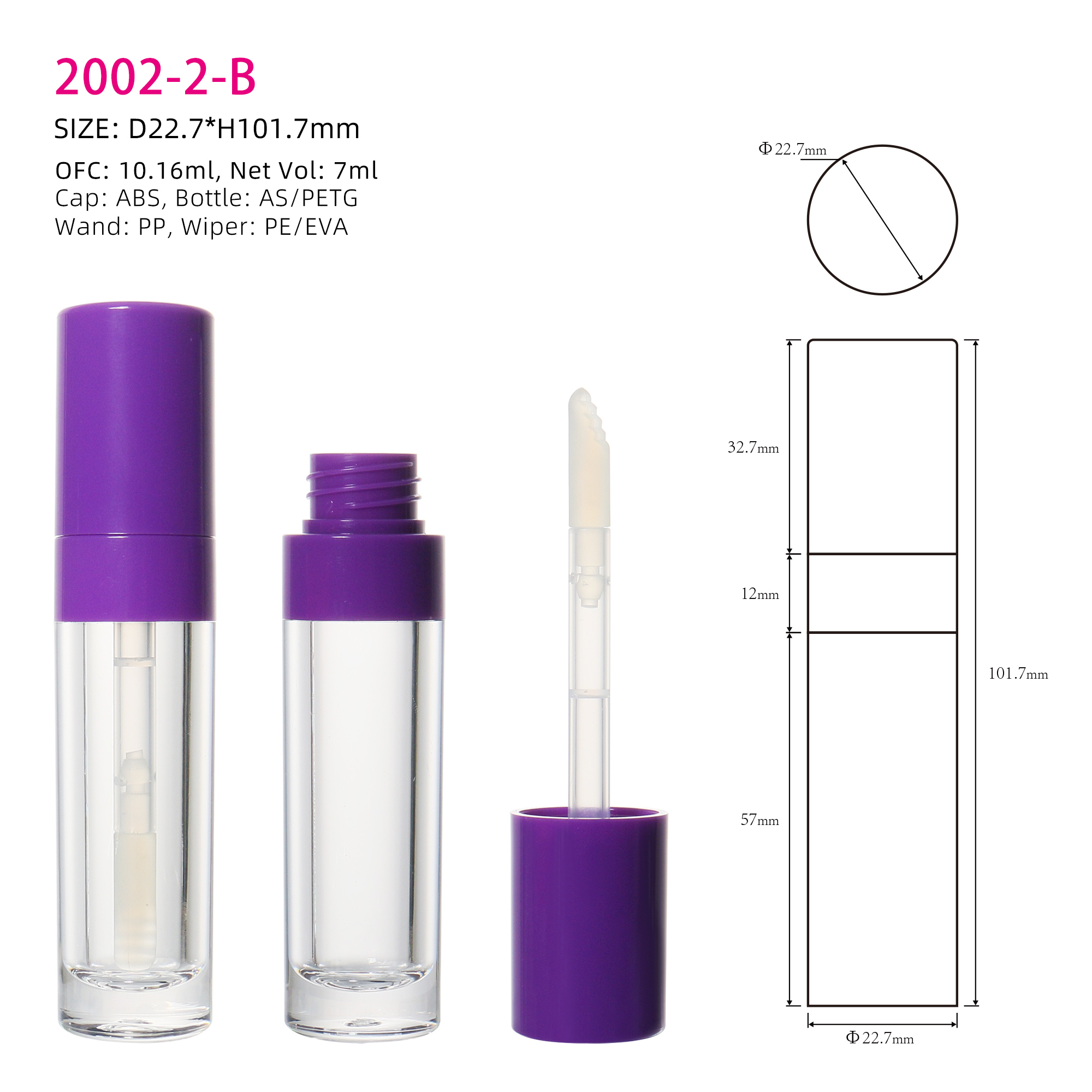 Lip Gloss Tubes 2002-2-b