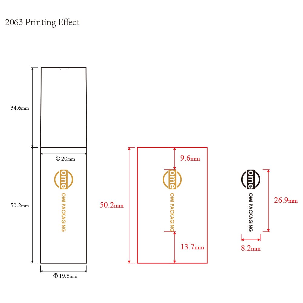 2603 lip stick tube