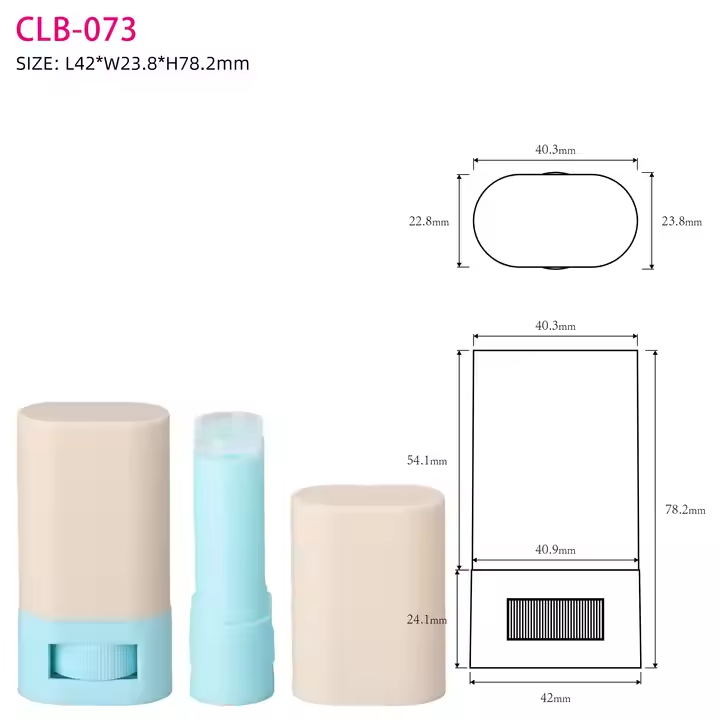 custom deodorant tube containers